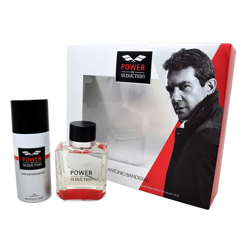 SET C ANTONIO B. POWER OF SEDUCTION 100ML. EDT+DES