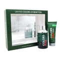 SET C BENETTON COLORS MAN BLACK 100ML. EDT+DESODORANTE