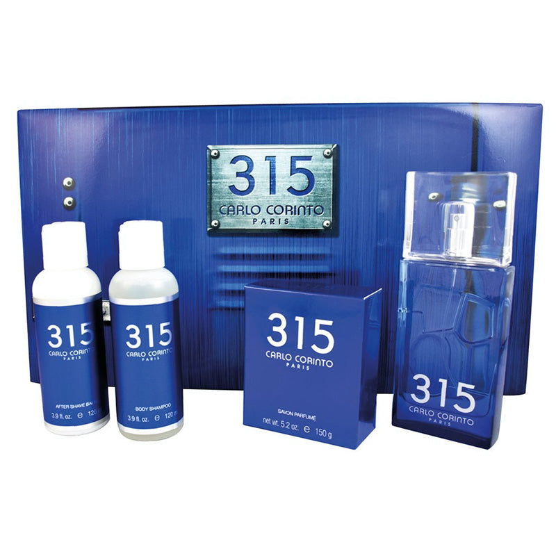 SET C CARLO C. 315 100ML. EDT+SHAMPOO+AFTER+MINI