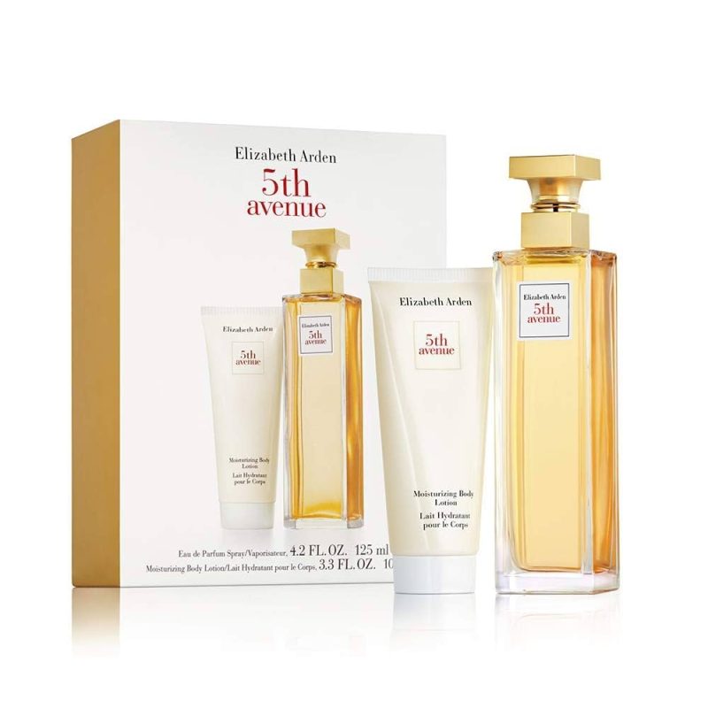 SET D ELIZABETH A. 5TH AVE. 125ML. EDP+2 CREMAS