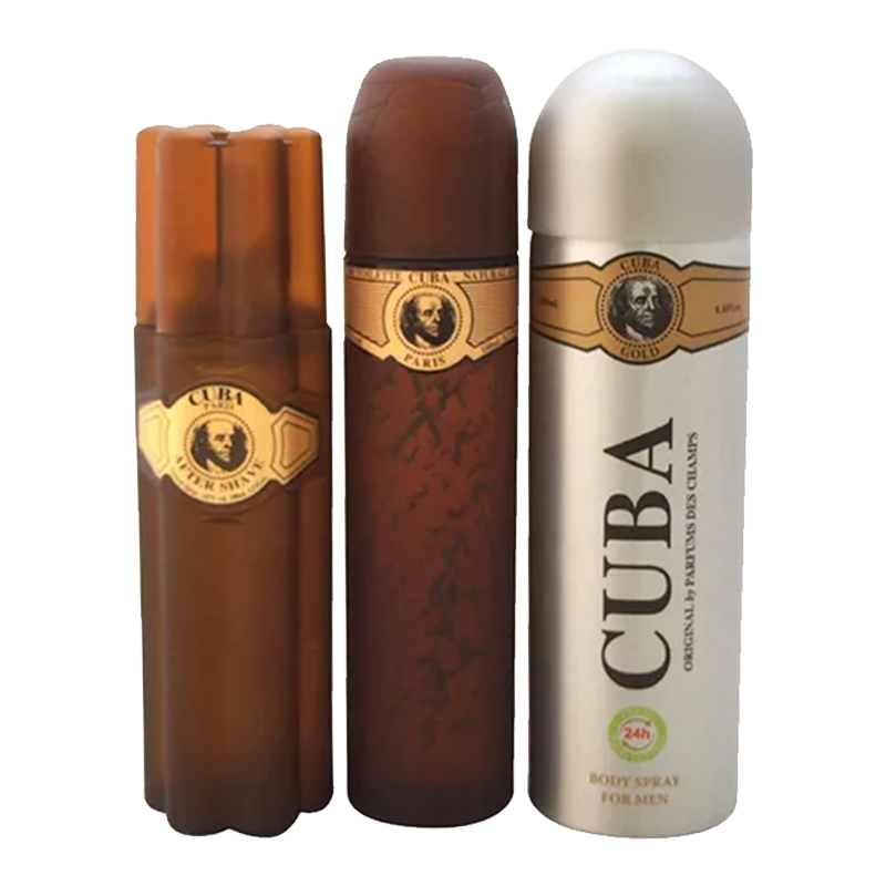 SET C CUBA GOLD 100ML. EDT+AFTER+DESODORANTE