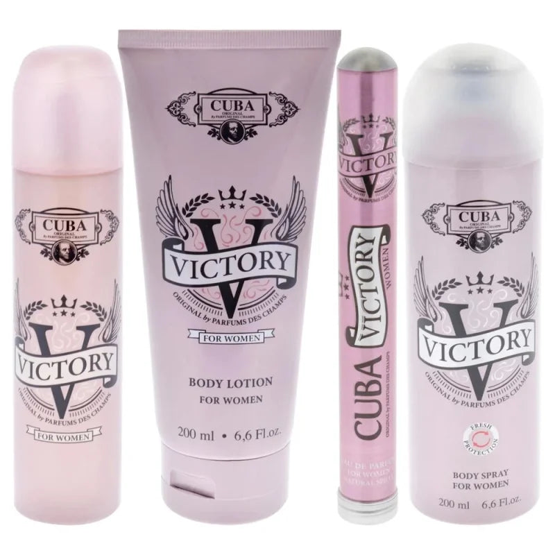 SET D CUBA VICTORY 100ML. EDP+DESODORANTE+CREMA+MINI