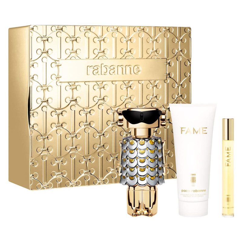 SET D PACO R. FAME 80ML. EDP+CREMA+MINI