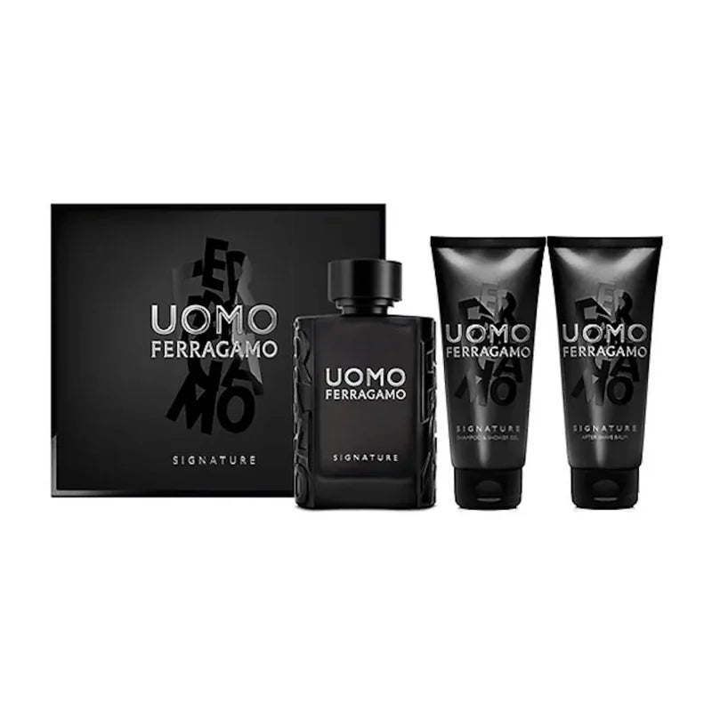 SET C FERRAGAMO UOMO 100ML. EDT+SHAMPOO+AFTER